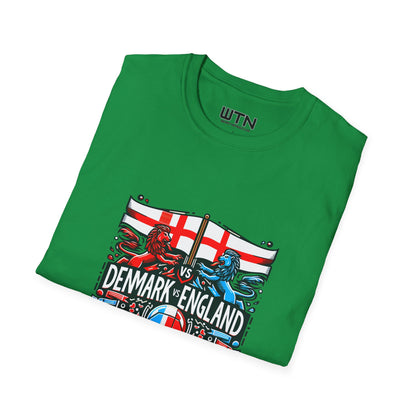 Denmark vs England  Inspired Mens Graphic Tee | Womens Graphic Tee | Awesome T Shirts