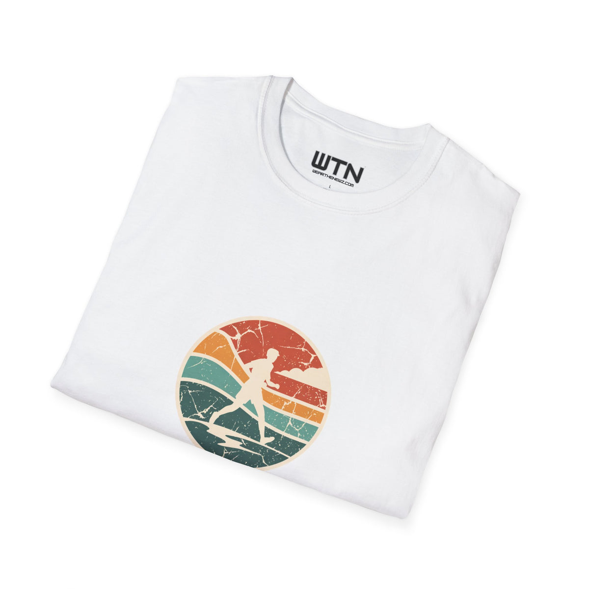 Marathon Day Retro Badge Graphic Tee