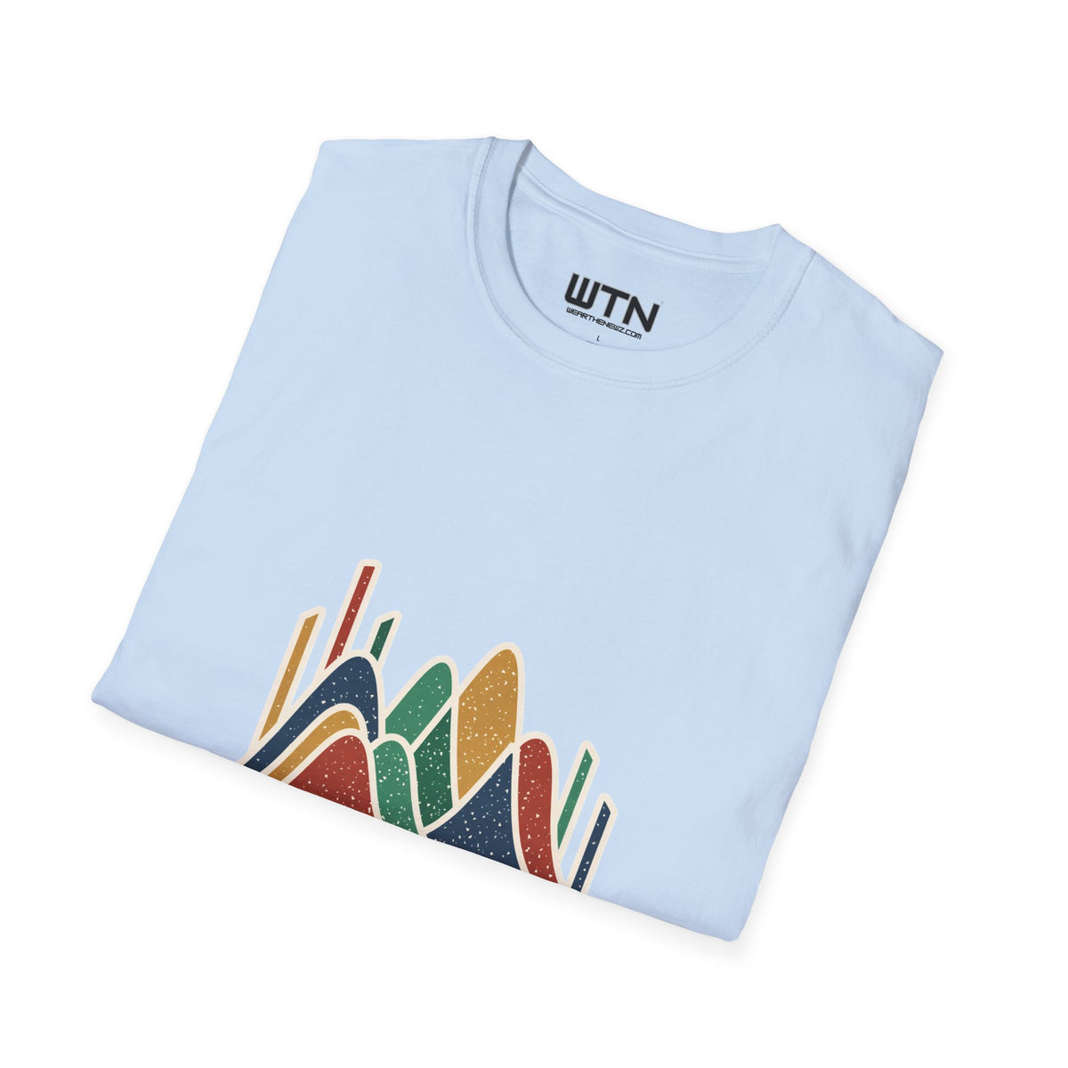 Market Rhythm: Abstract Finance Art Tee