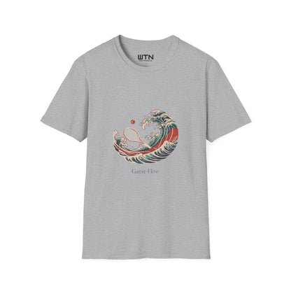 Court Wave Ukiyo-e Tennis Art Tee