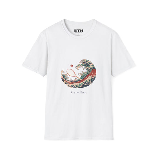 Court Wave Ukiyo-e Tennis Art Tee