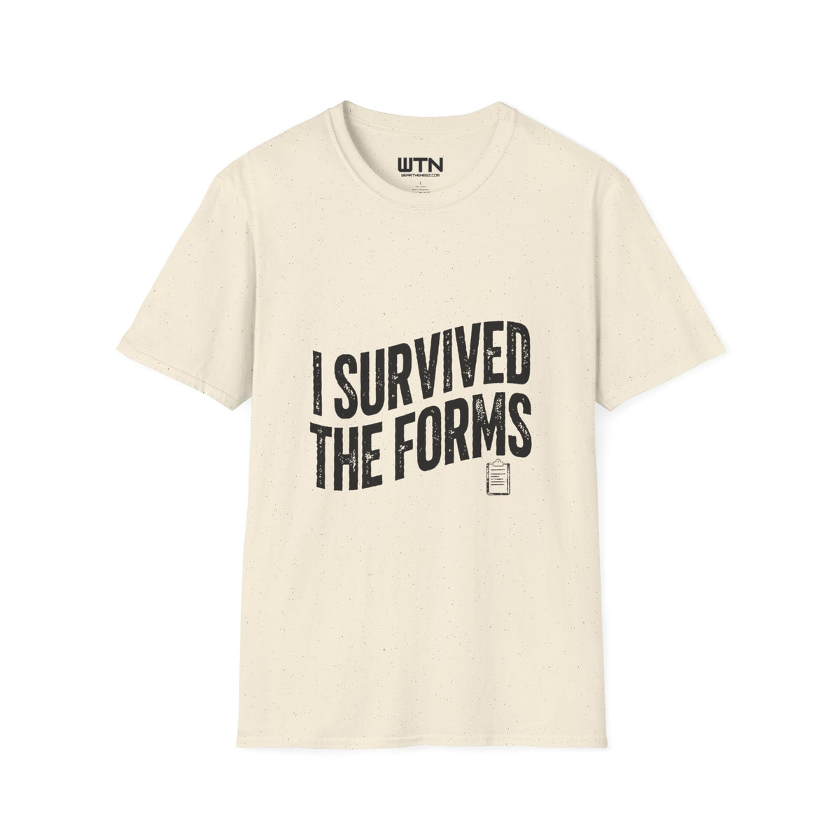 I SURVIVED THE FORMS Bureaucracy Graphic Tee