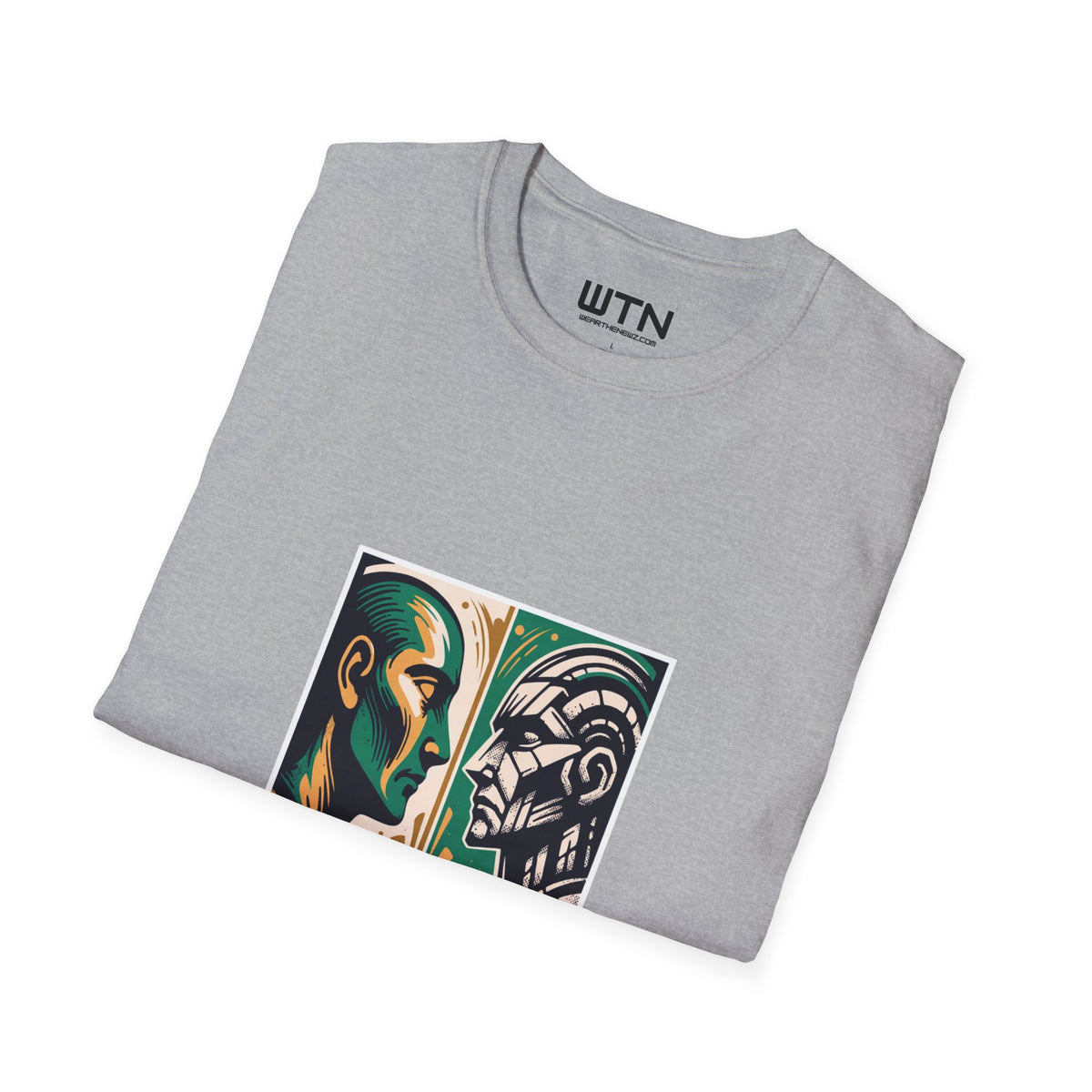 Gallery Duel: AI vs Human Art Deco Art Tee