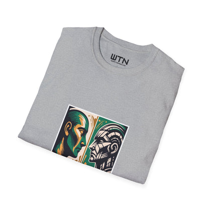 Gallery Duel: AI vs Human Art Deco Art Tee