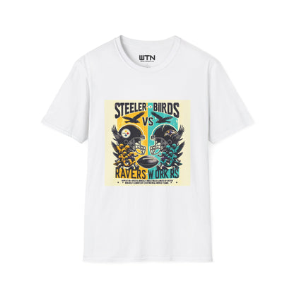 Steelers vs Ravens Inspired Mens Graphic Tee | Womens Graphic Tee | Awesome T Shirts