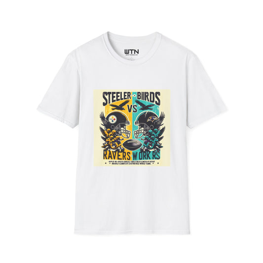 Steelers vs Ravens Inspired Mens Graphic Tee | Womens Graphic Tee | Awesome T Shirts