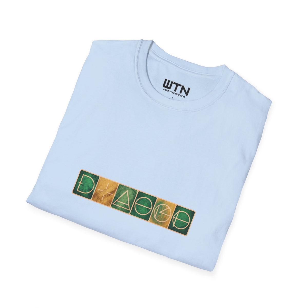 Minimal Crossword Grid Daily Puzzle Art Tee