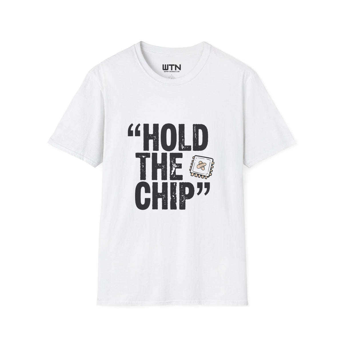 HOLD THE CHIP Trader Joke Graphic Tee