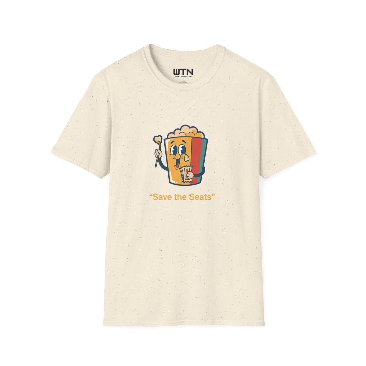 Save The Seats Popcorn Protest Graphic Tee