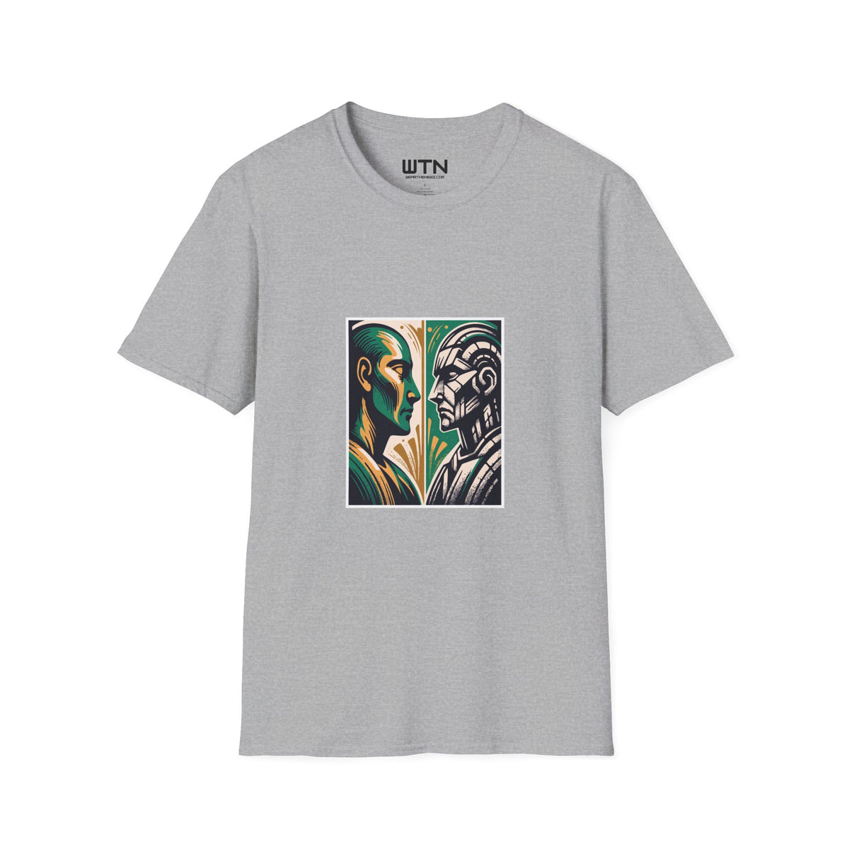 Gallery Duel: AI vs Human Art Deco Art Tee