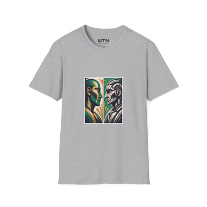 Gallery Duel: AI vs Human Art Deco Art Tee