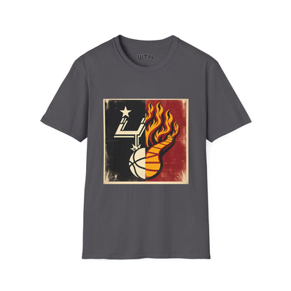 Spurs vs Trail Blazers Inspired Mens Graphic Tee | Womens Graphic Tee | Awesome T Shirts
