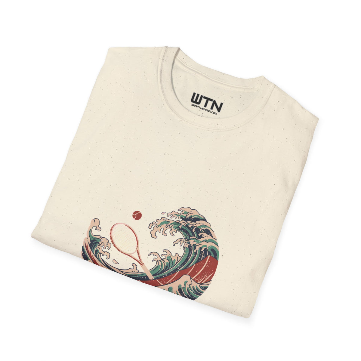 Court Wave Ukiyo-e Tennis Art Tee