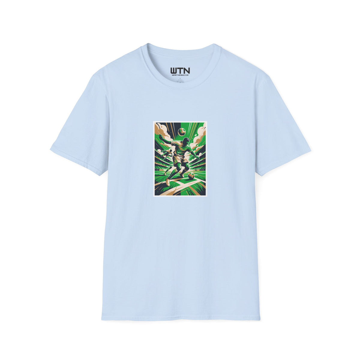 High-Fashion Soccer Poster Art Tee