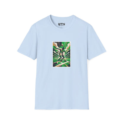 High-Fashion Soccer Poster Art Tee