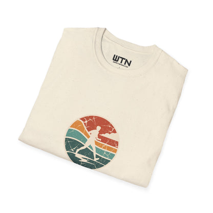 Marathon Day Retro Badge Graphic Tee