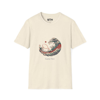 Court Wave Ukiyo-e Tennis Art Tee