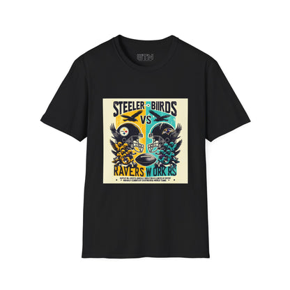 Steelers vs Ravens Inspired Mens Graphic Tee | Womens Graphic Tee | Awesome T Shirts
