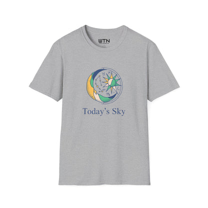 Today's Sky Celestial Geometry Art Tee