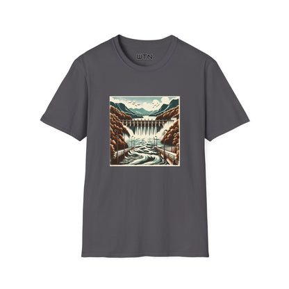 Lake Lure Dam Inspired Mens Graphic Tee | Womens Graphic Tee | Awesome T Shirts