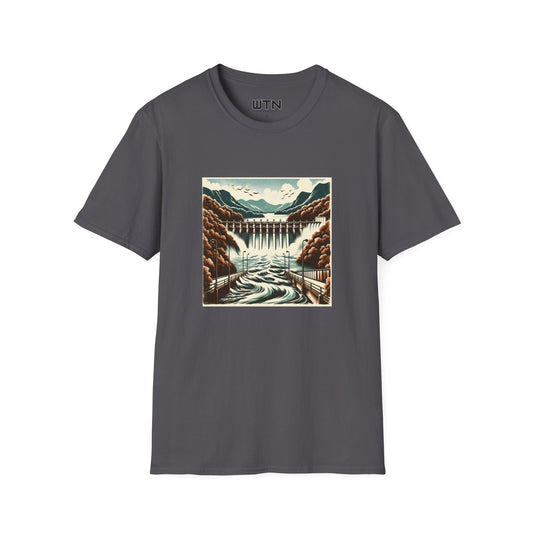 Lake Lure Dam Inspired Mens Graphic Tee | Womens Graphic Tee | Awesome T Shirts