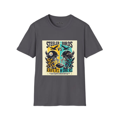 Steelers vs Ravens Inspired Mens Graphic Tee | Womens Graphic Tee | Awesome T Shirts