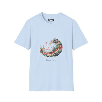 Court Wave Ukiyo-e Tennis Art Tee