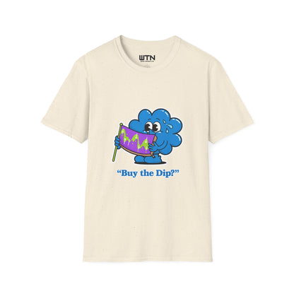Buy the Dip Cloud - Cute AI Market Mascot Graphic Tee
