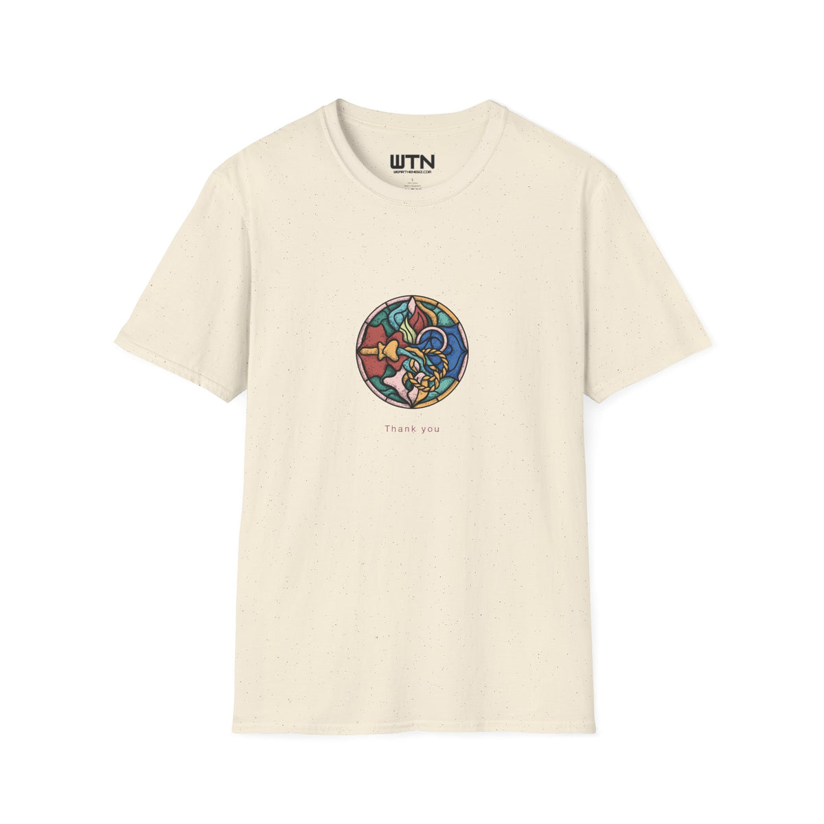 Quiet Badge of Thanks — First Responders Art Tee