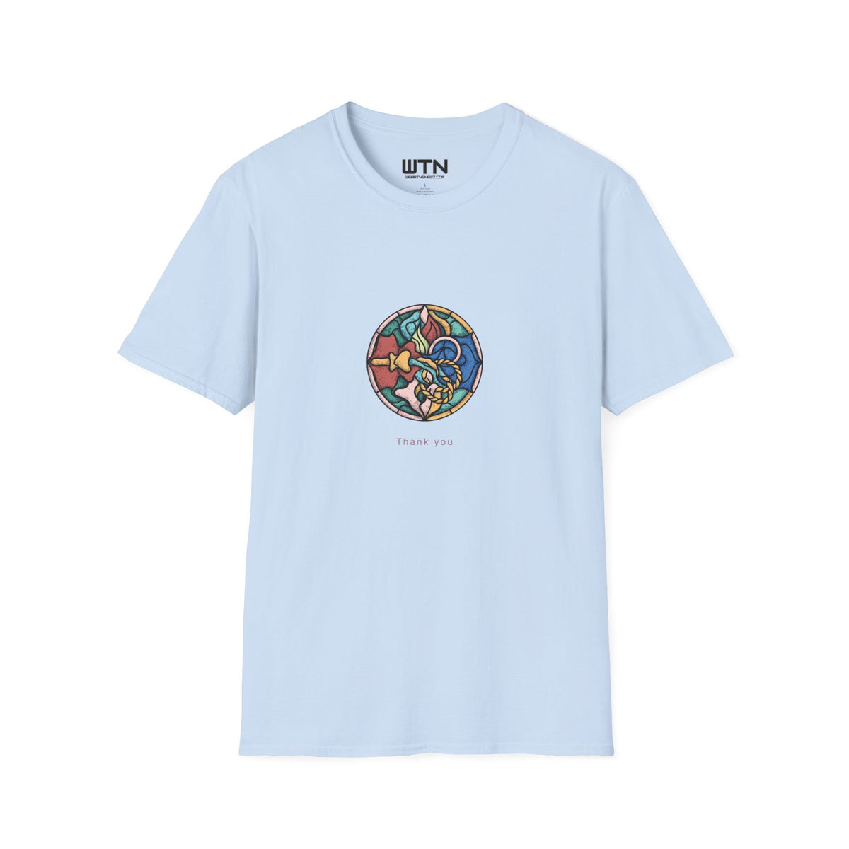 Quiet Badge of Thanks — First Responders Art Tee