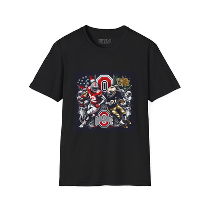 Ohio State vs Notre Dame Inspired Mens Graphic Tee | Womens Graphic Tee | Awesome T Shirts