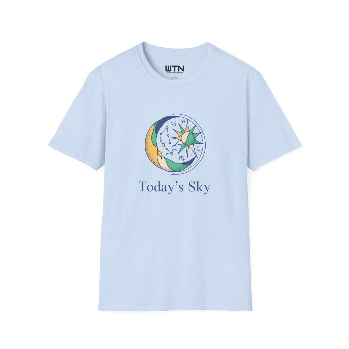 Today's Sky Celestial Geometry Art Tee