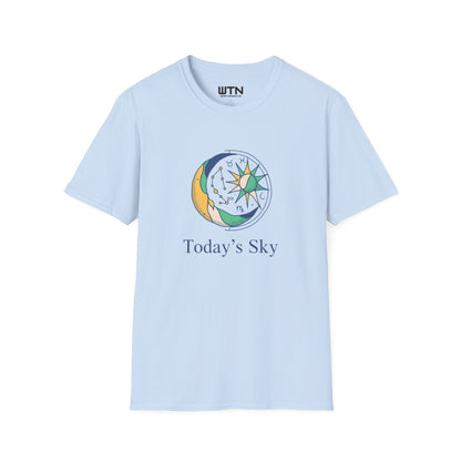 Today's Sky Celestial Geometry Art Tee