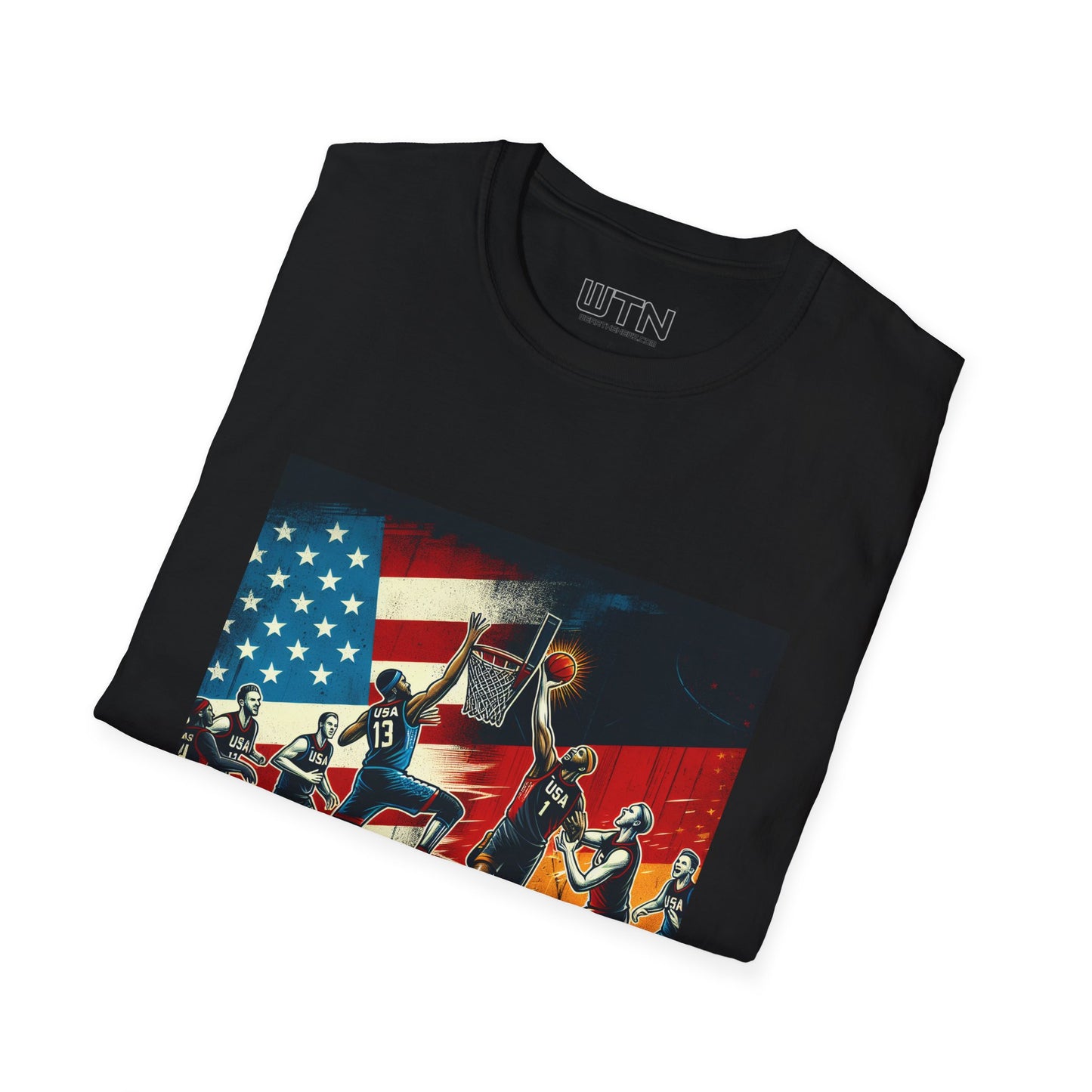 Basketball Rustic Showdown  Inspired Mens Graphic Tee | Womens Graphic Tee | Awesome T Shirts