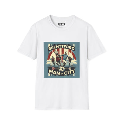 Brentford vs Man City Inspired Mens Graphic Tee | Womens Graphic Tee | Awesome T Shirts