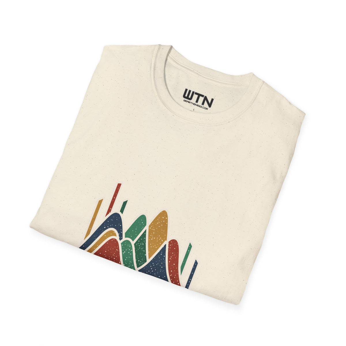 Market Rhythm: Abstract Finance Art Tee