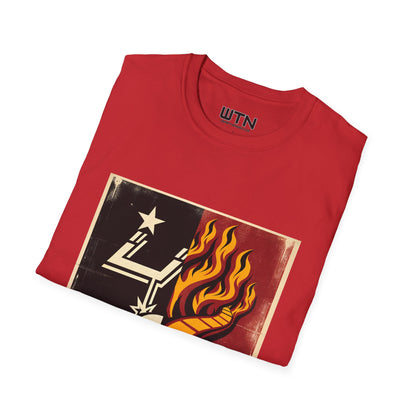 Spurs vs Trail Blazers Inspired Mens Graphic Tee | Womens Graphic Tee | Awesome T Shirts